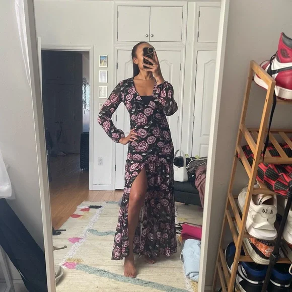 knee length dresses for ladies FOREVER 21. Floral dress size M – Hibuy market main image 0